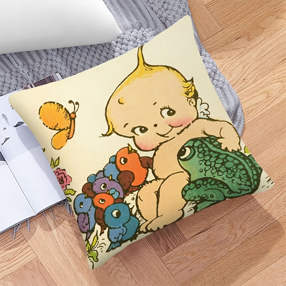 Cute Baby Frog Nursery Decor P - Baby Nursery Cushion incelemesi ve fiyatı