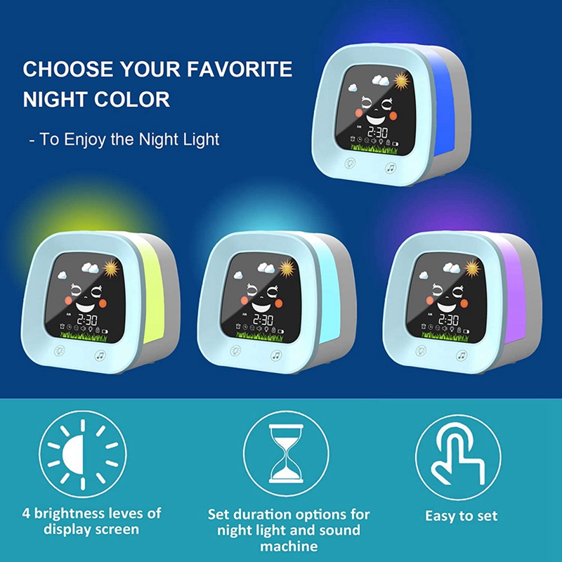 1 Set Children's Sleep Trainer - Sound Sleep Trainer Clock incelemesi ve fiyatı