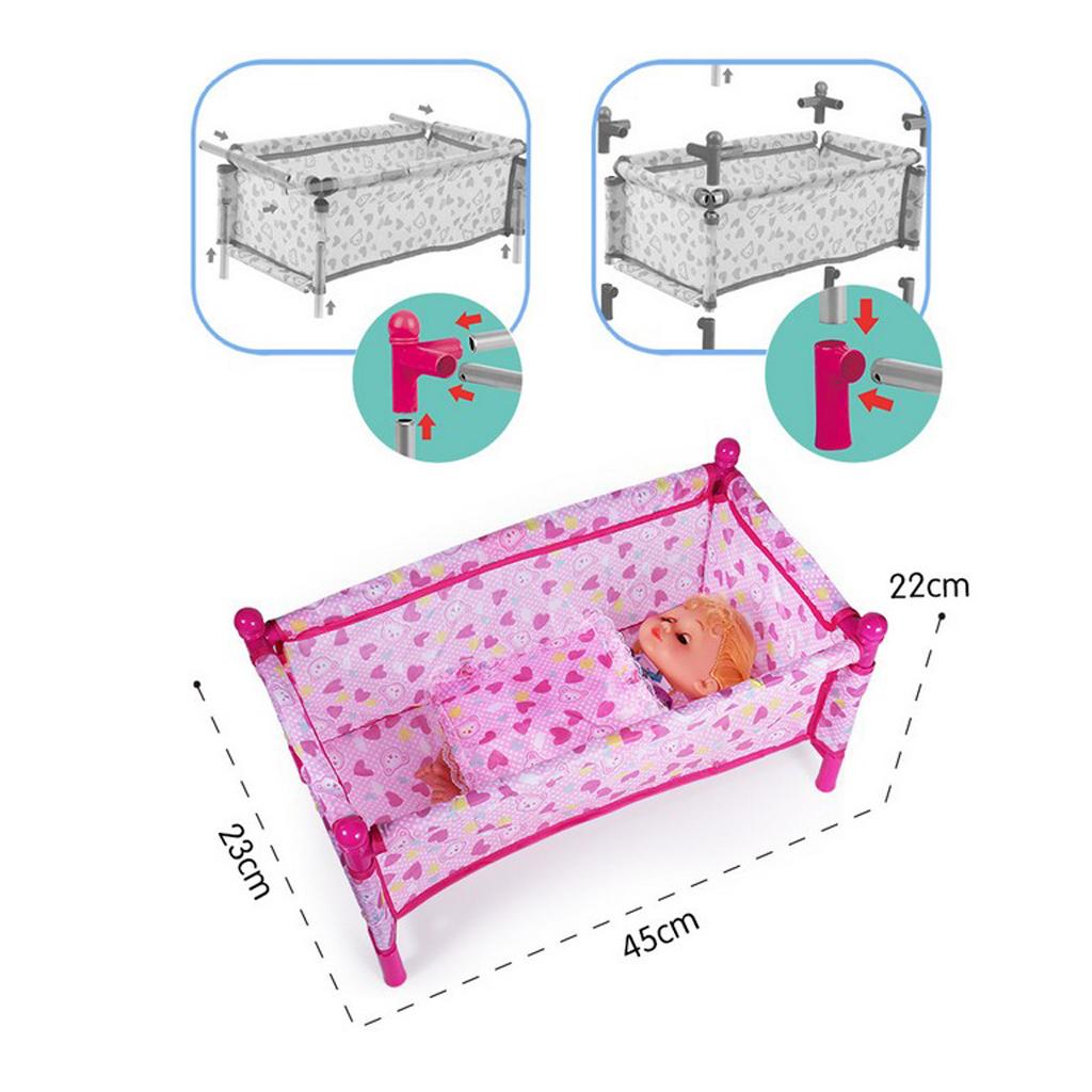 Simulation Baby Doll Bed Crib  - Baby Nursery Furniture Sets incelemesi ve fiyatı