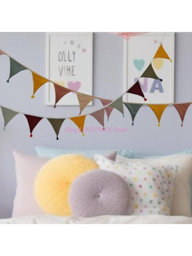 R6FD Soft Fabric Bunting Banne - Baby Nursery Neutral incelemesi ve fiyatı