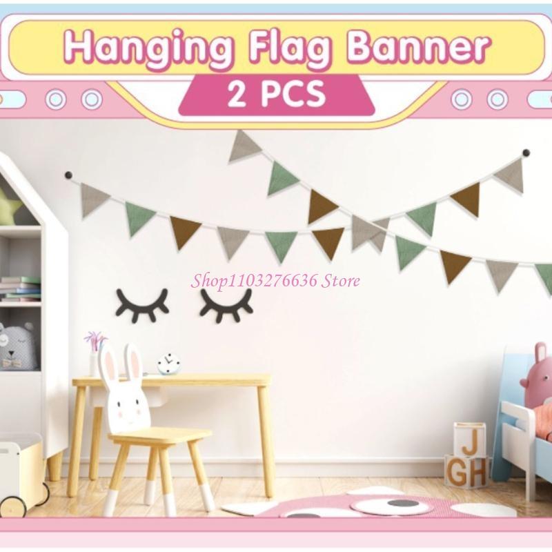 R6FD Soft Fabric Bunting Banne - Baby Nursery Neutral incelemesi ve fiyatı