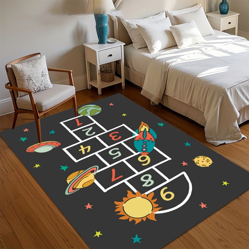 Cartoon Space Hopscotch Number - Baby Nursery Carpet incelemesi ve fiyatı