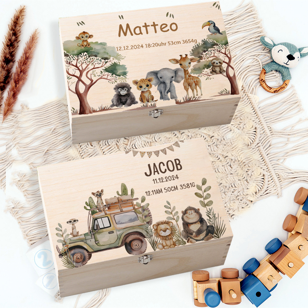 Personalized Memory Box with T - Baby Keepsake Box incelemesi ve fiyatı