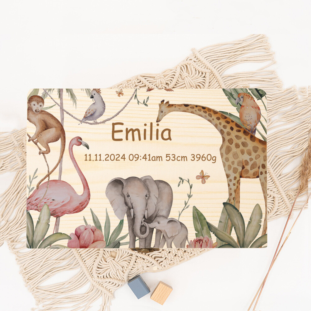 Personalized Memory Box with T - Baby Keepsake Box incelemesi ve fiyatı