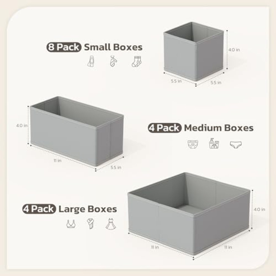 Drawer Organizer, 16 Pack Baby - Baby Nursery Drawers incelemesi ve fiyatı