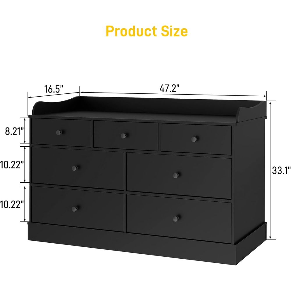 Children's 7-Drawer Dresser, C - Baby Nursery Furniture Sets incelemesi ve fiyatı