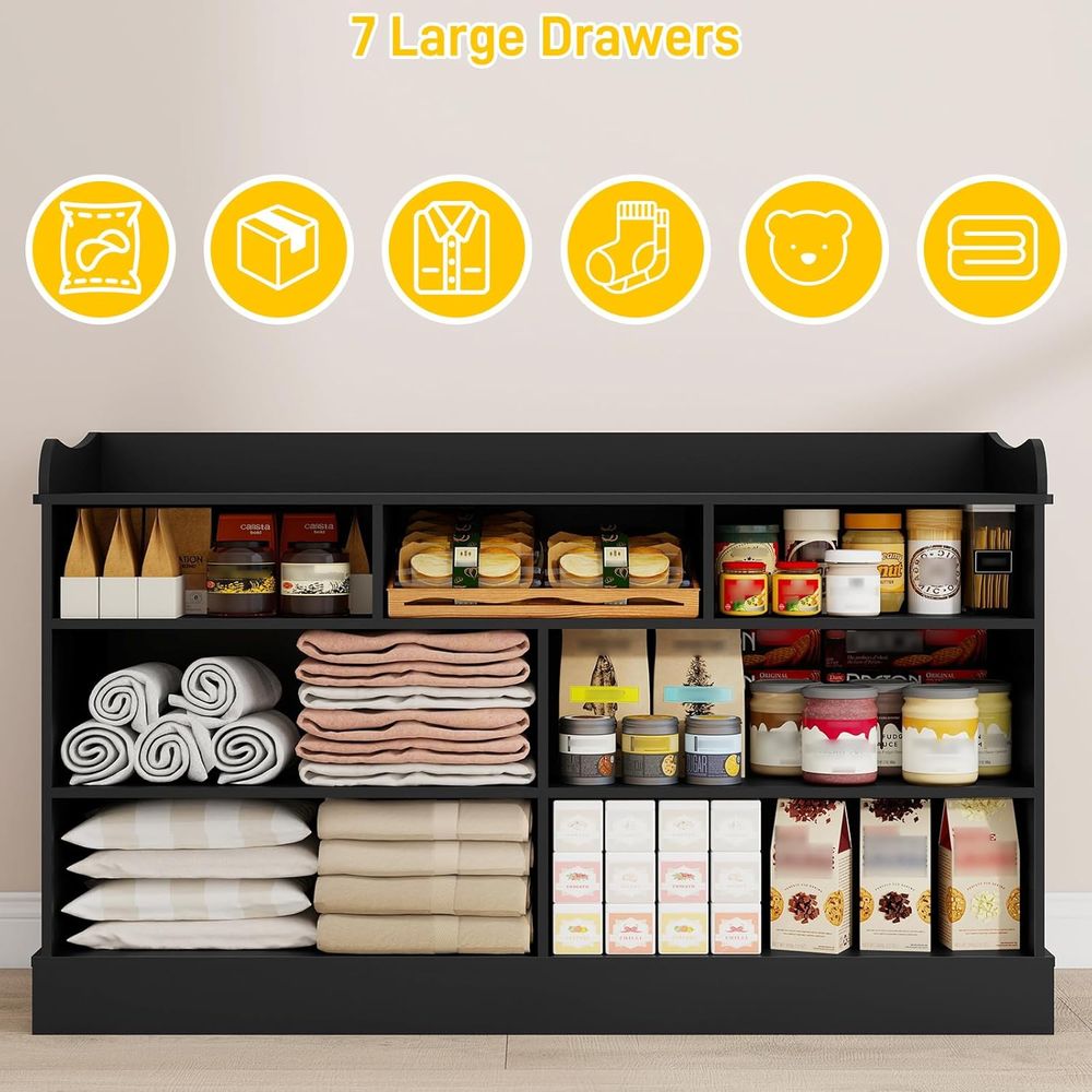 Children's 7-Drawer Dresser, C - Baby Nursery Furniture Sets incelemesi ve fiyatı