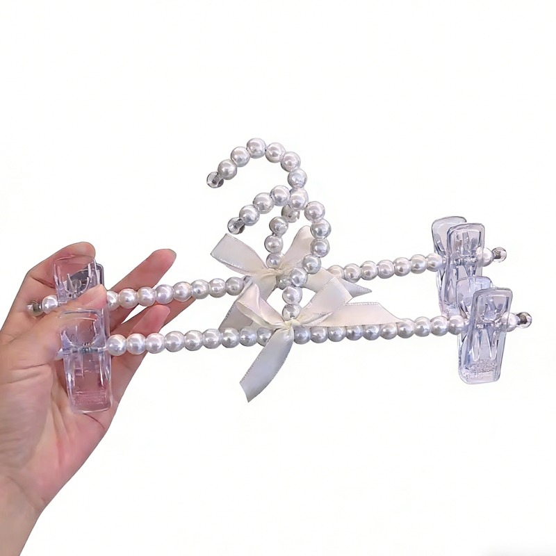 5Pcs Kids Pearl Clothes Hanger - Baby Nursery Wardrobe incelemesi ve fiyatı