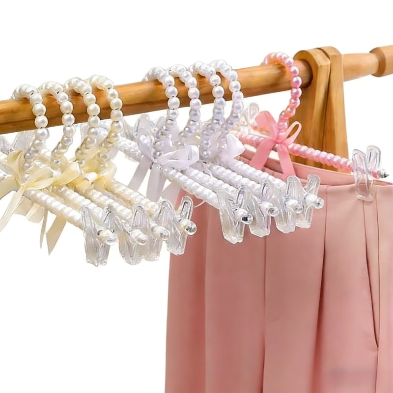 5Pcs Kids Pearl Clothes Hanger - Baby Nursery Wardrobe incelemesi ve fiyatı
