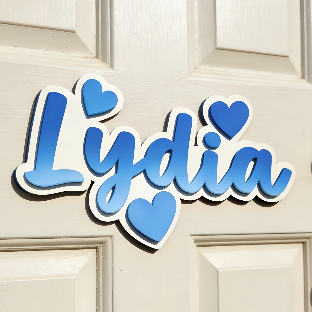 Personalized Gradient Heart Na - Baby Nursery Name Sign incelemesi ve fiyatı