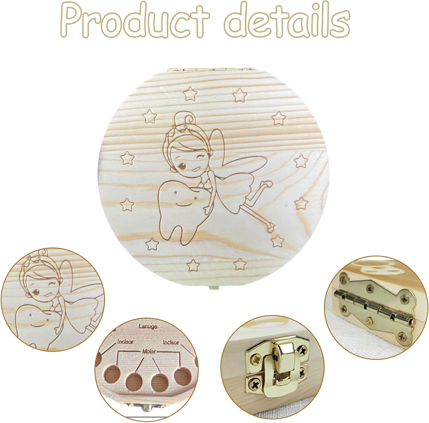 Milk Tooth Box, Tooth Keepsake - Baby Keepsake Box incelemesi ve fiyatı