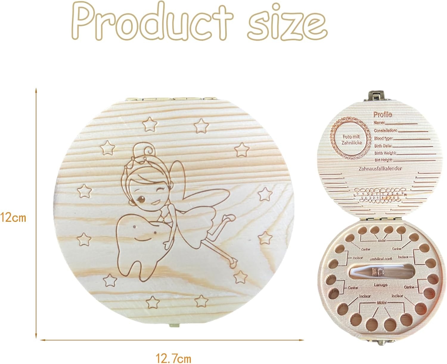 Milk Tooth Box, Tooth Keepsake - Baby Keepsake Box incelemesi ve fiyatı