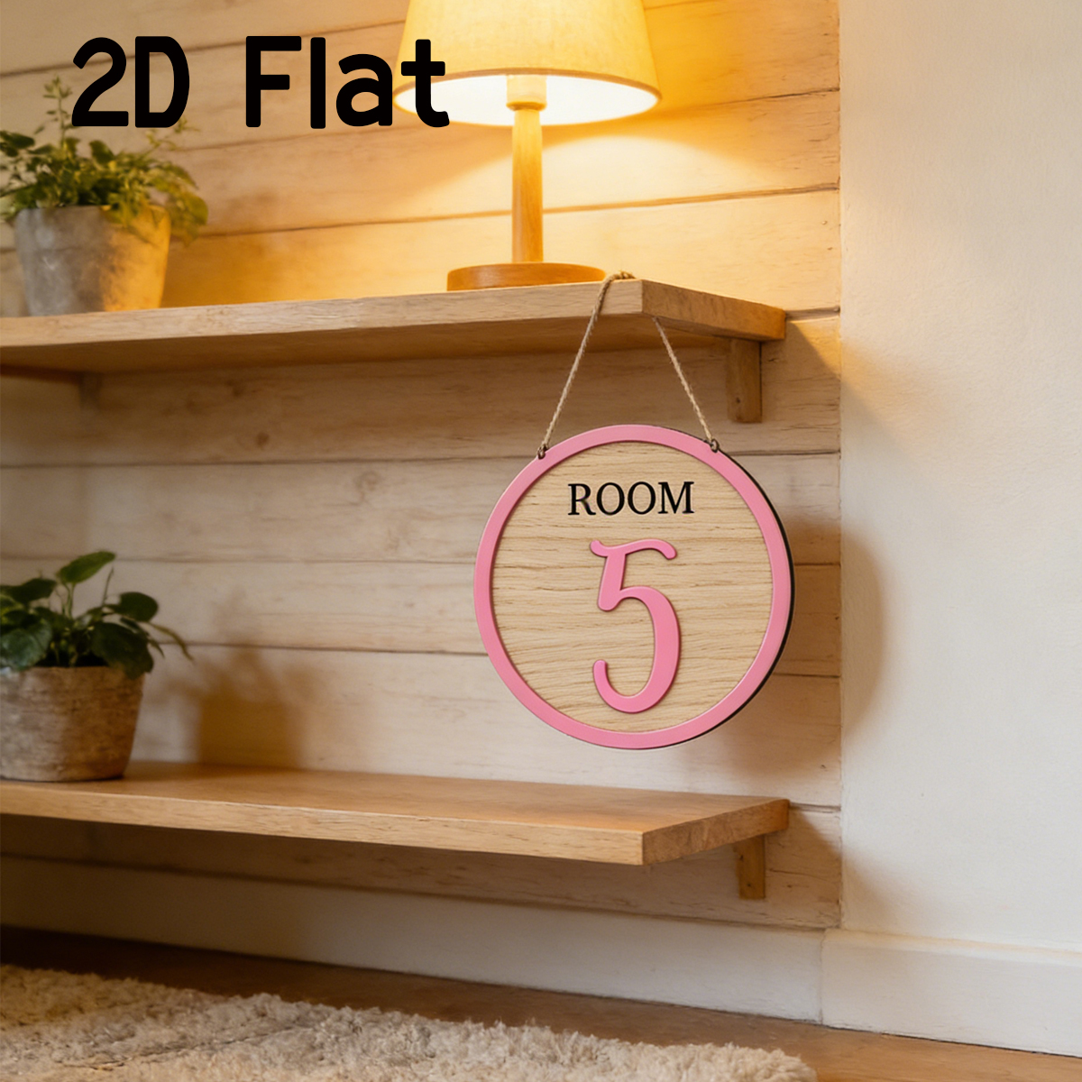 1Pc Cutom Pink Room Number Woo - Baby Nursery Decorations incelemesi ve fiyatı