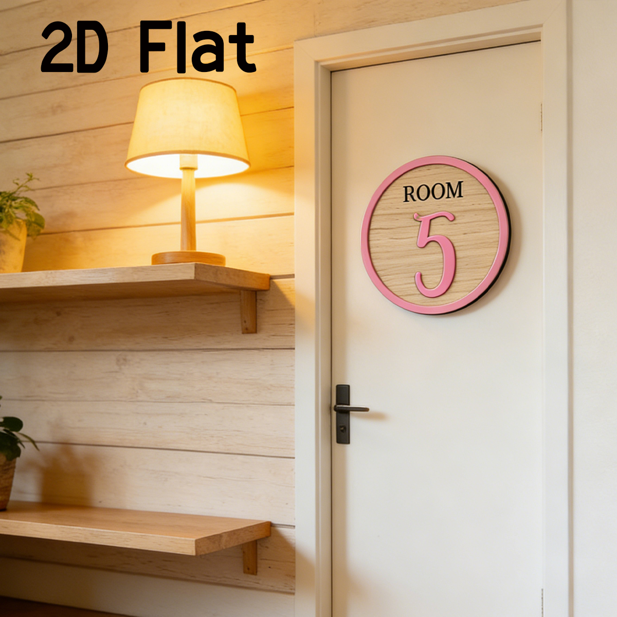 1Pc Cutom Pink Room Number Woo - Baby Nursery Decorations incelemesi ve fiyatı