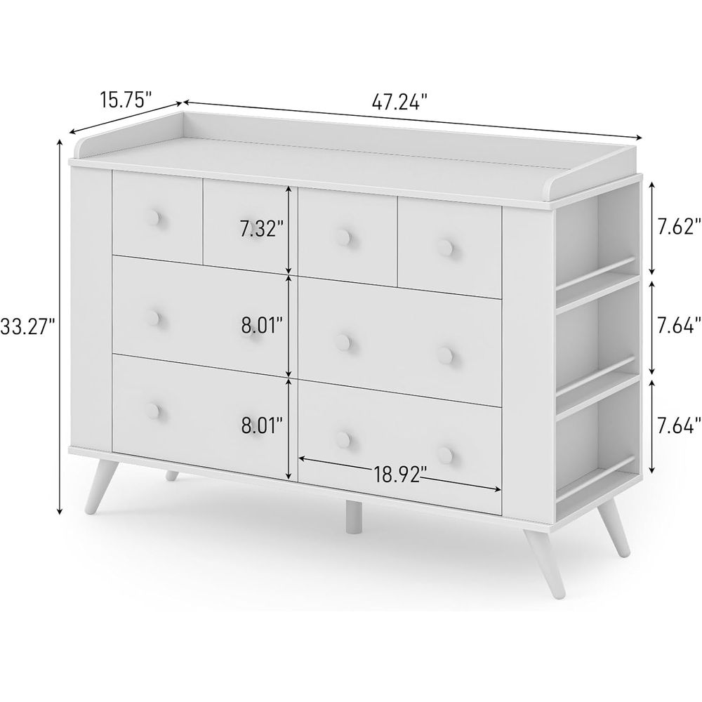 Children's 8-Drawer Dresser, N - Baby Nursery Drawers incelemesi ve fiyatı