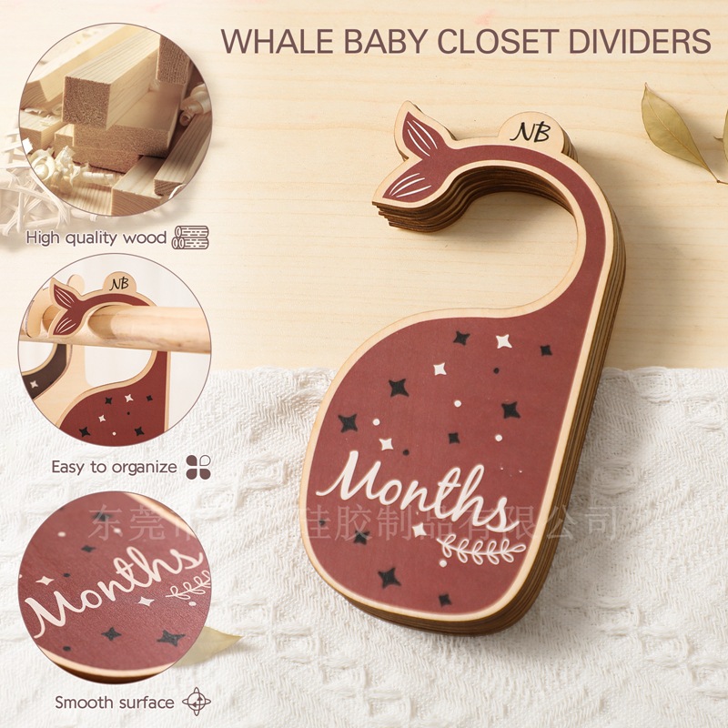 Wooden Baby Clothes Dividers W - Baby Nursery Wardrobe incelemesi ve fiyatı