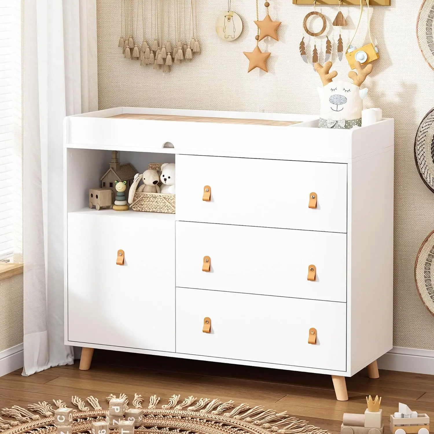 Baby Dresser Changing Table wi - Baby Nursery Dresser Changing Table incelemesi ve fiyatı