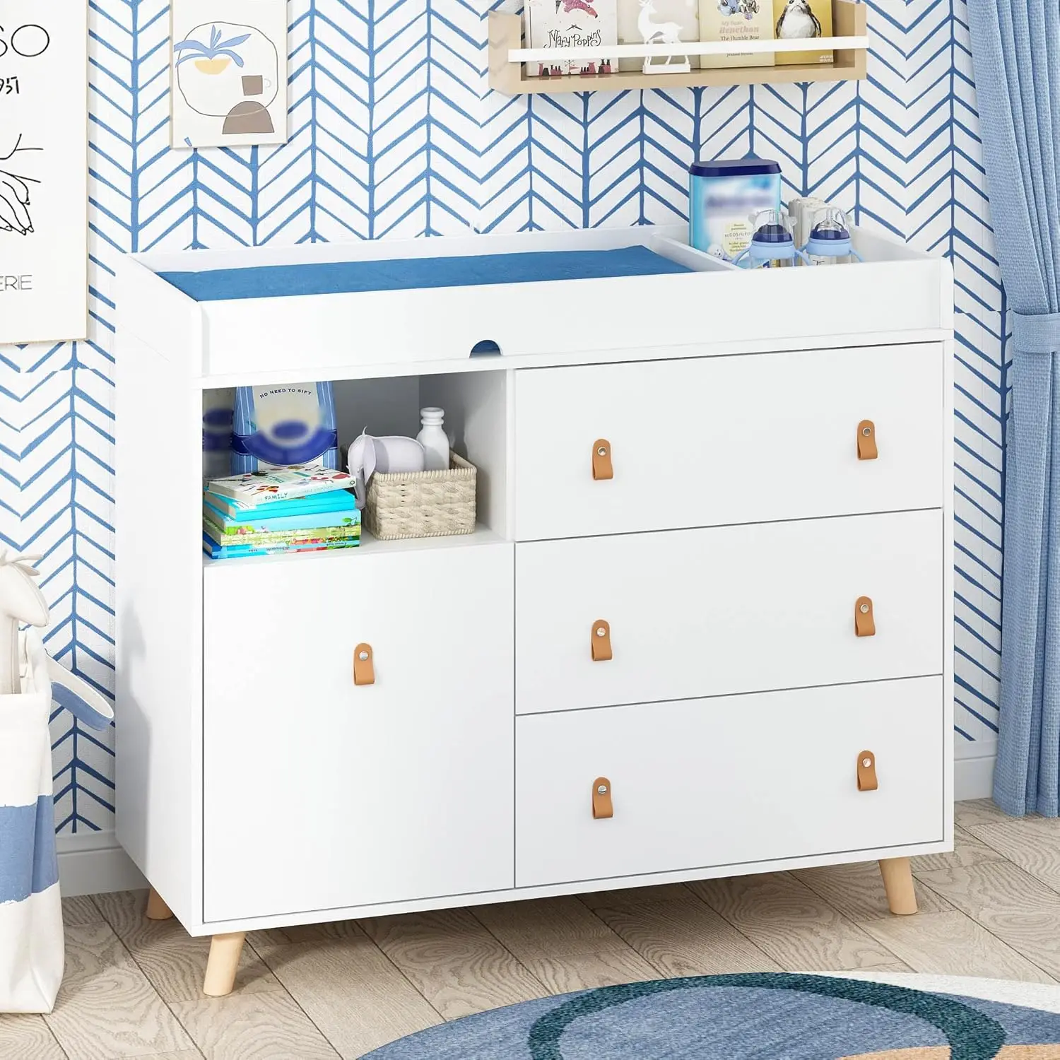 Baby Dresser Changing Table wi - Baby Nursery Dresser Changing Table incelemesi ve fiyatı
