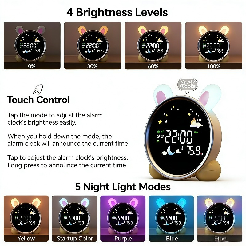Kids Alarm Clock Ready to Rise - Sound Sleep Trainer Clock incelemesi ve fiyatı