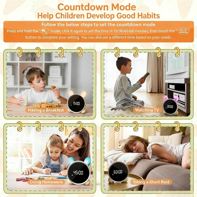 Kids Alarm Clock Ready to Rise - Sound Sleep Trainer Clock incelemesi ve fiyatı