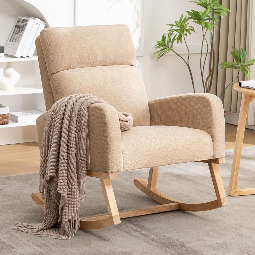 Upholstered Fabric Nursery Roc - Rocking Chair Nursery incelemesi ve fiyatı