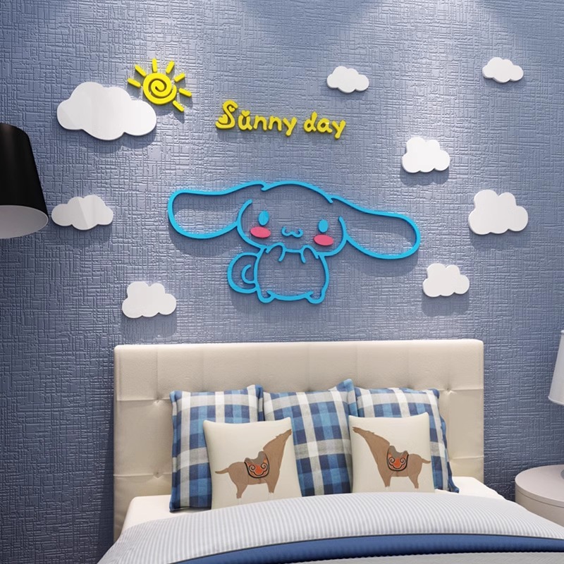 Sanrio Stickers Acrylic Layout - Wall Decal Nursery incelemesi ve fiyatı