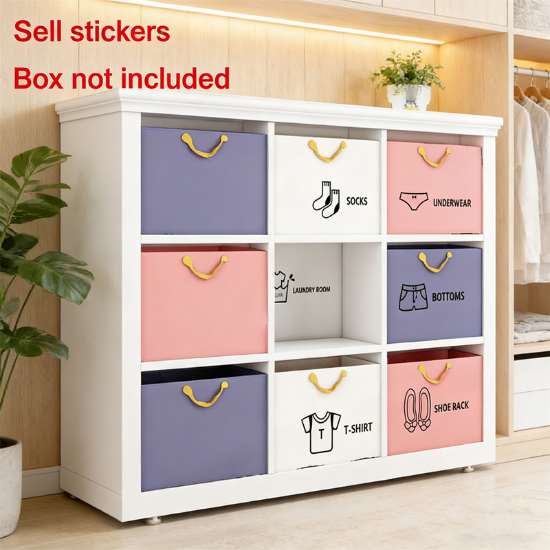 Kids' Room Organizer Stickers  - Baby Nursery Drawers incelemesi ve fiyatı