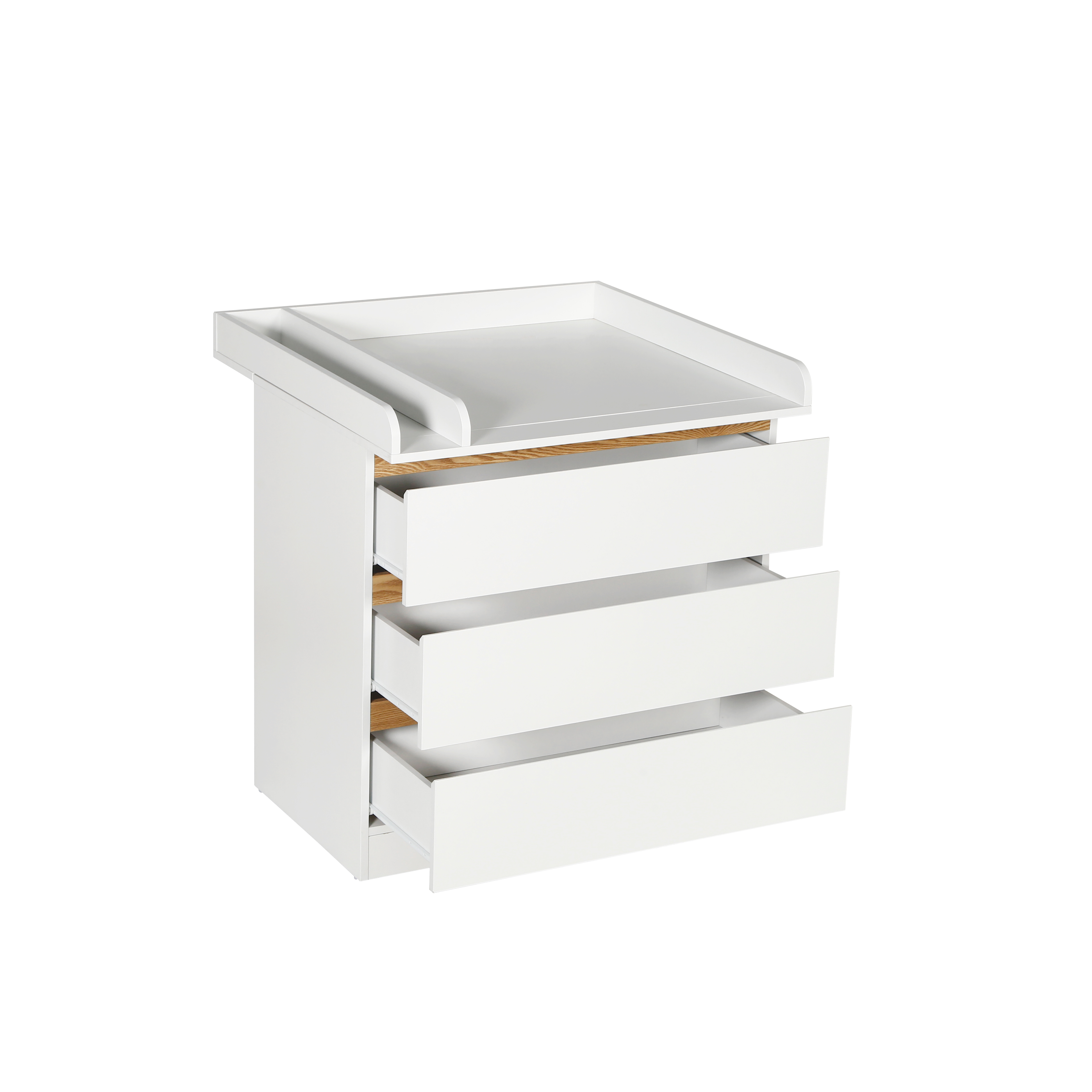 3 chest of drawers (white) wit - Baby Nursery Dresser Changing Table incelemesi ve fiyatı
