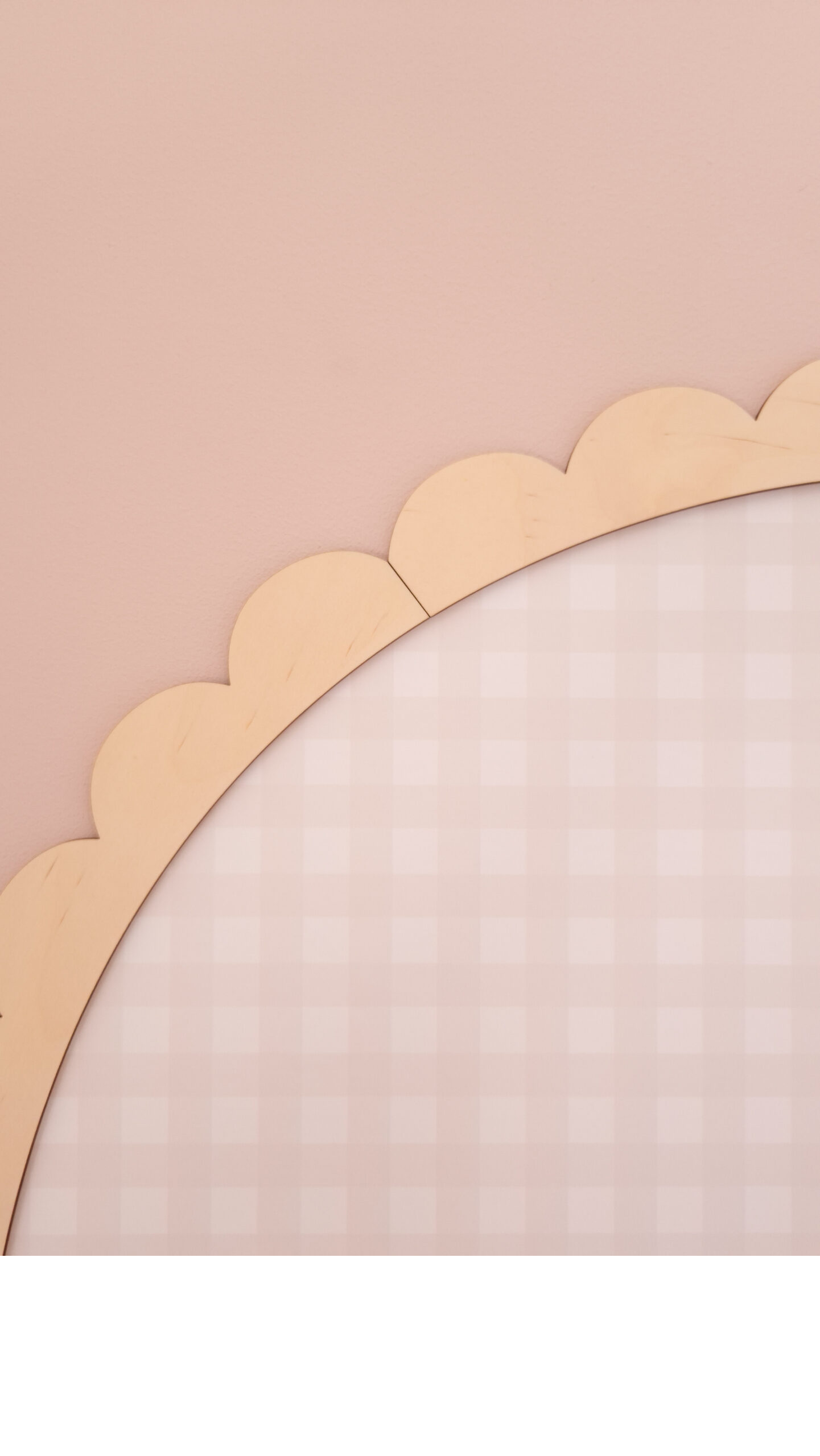 small Scalloped Arch Wooden Wa - Baby Nursery Frames incelemesi ve fiyatı
