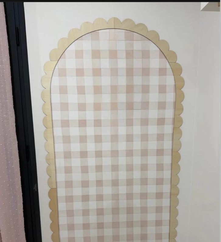 small Scalloped Arch Wooden Wa - Baby Nursery Frames incelemesi ve fiyatı