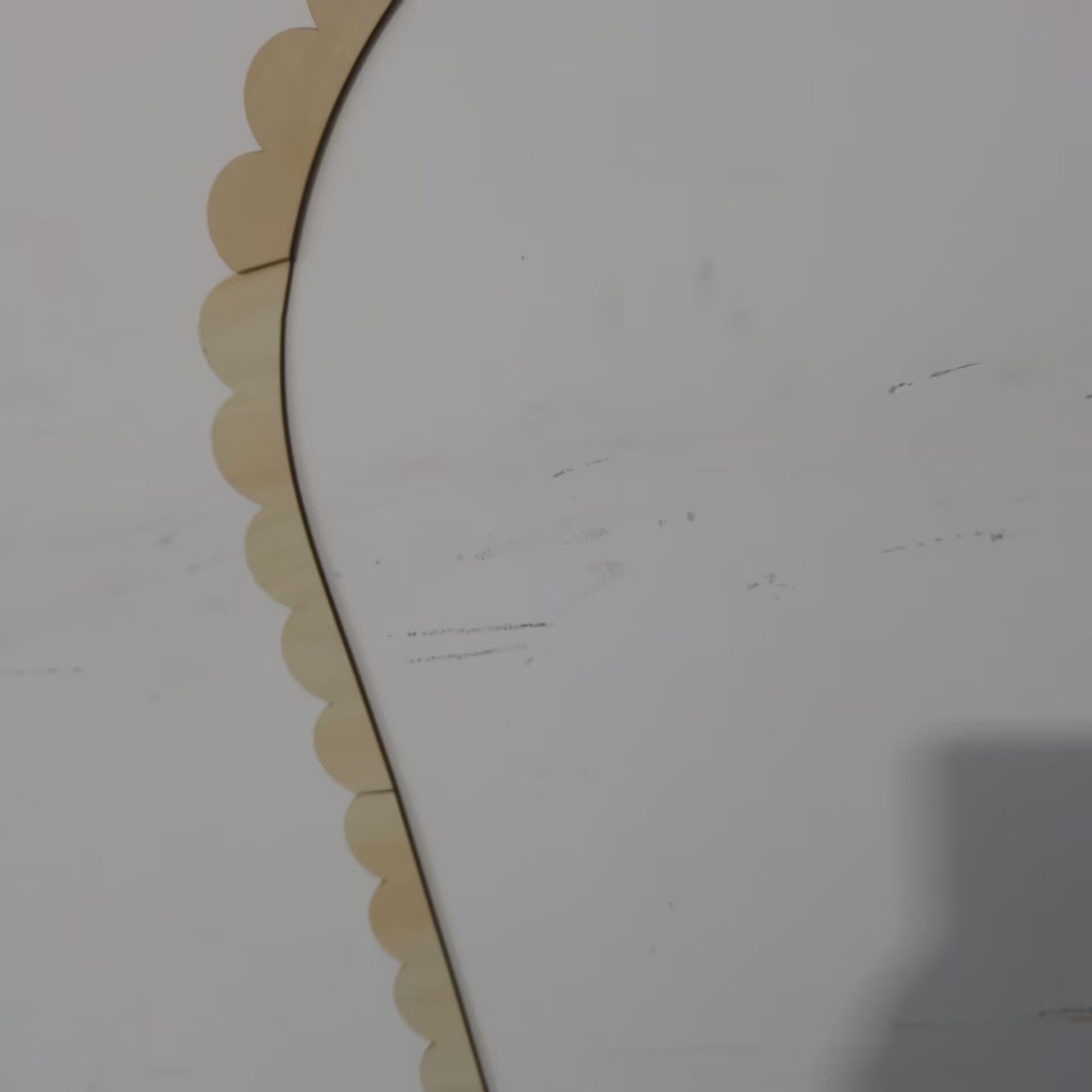 small Scalloped Arch Wooden Wa - Baby Nursery Frames incelemesi ve fiyatı