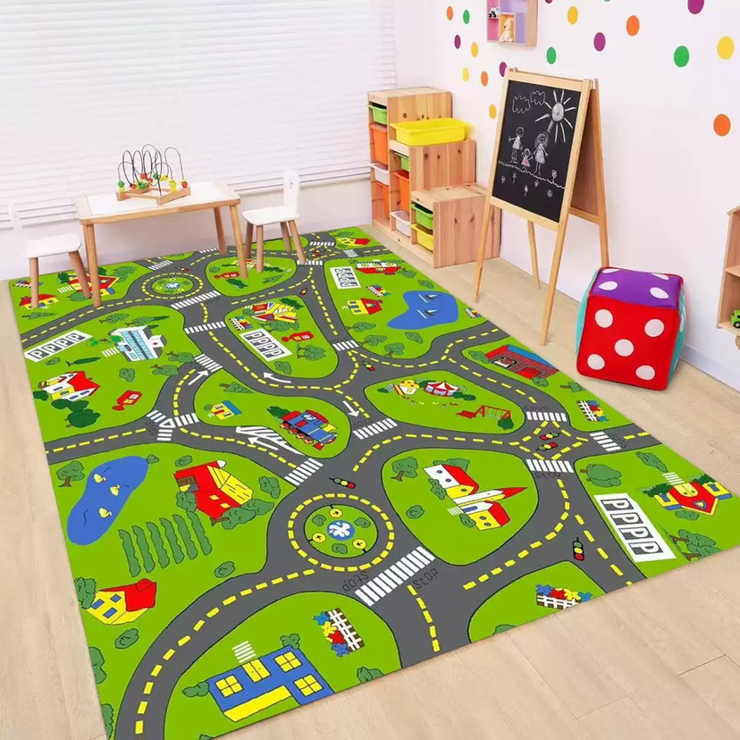 Kids Road Traffic Carpet Carto - Baby Nursery Carpet incelemesi ve fiyatı