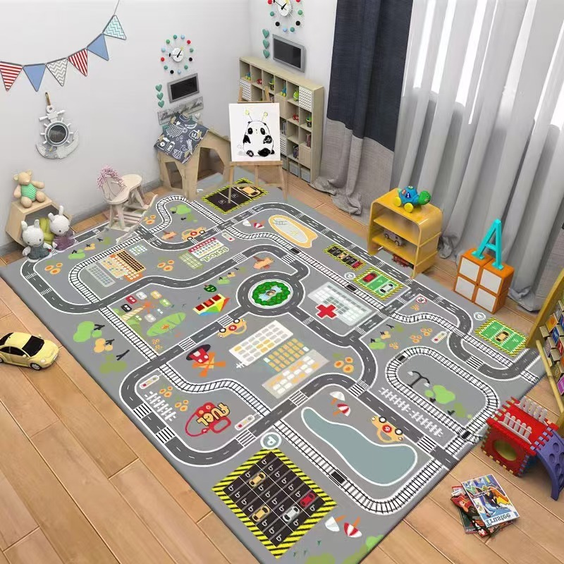 Kids Road Traffic Carpet Carto - Baby Nursery Carpet incelemesi ve fiyatı
