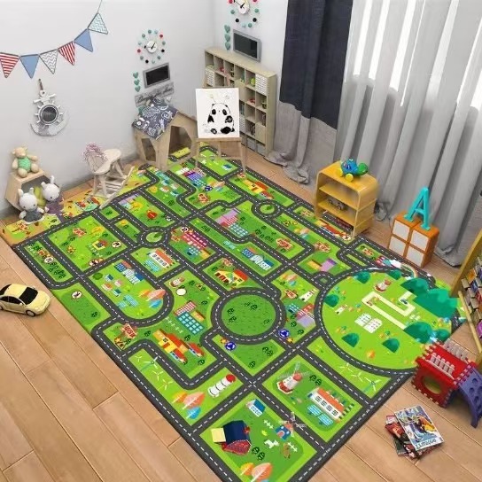 Kids Road Traffic Carpet Carto - Baby Nursery Carpet incelemesi ve fiyatı
