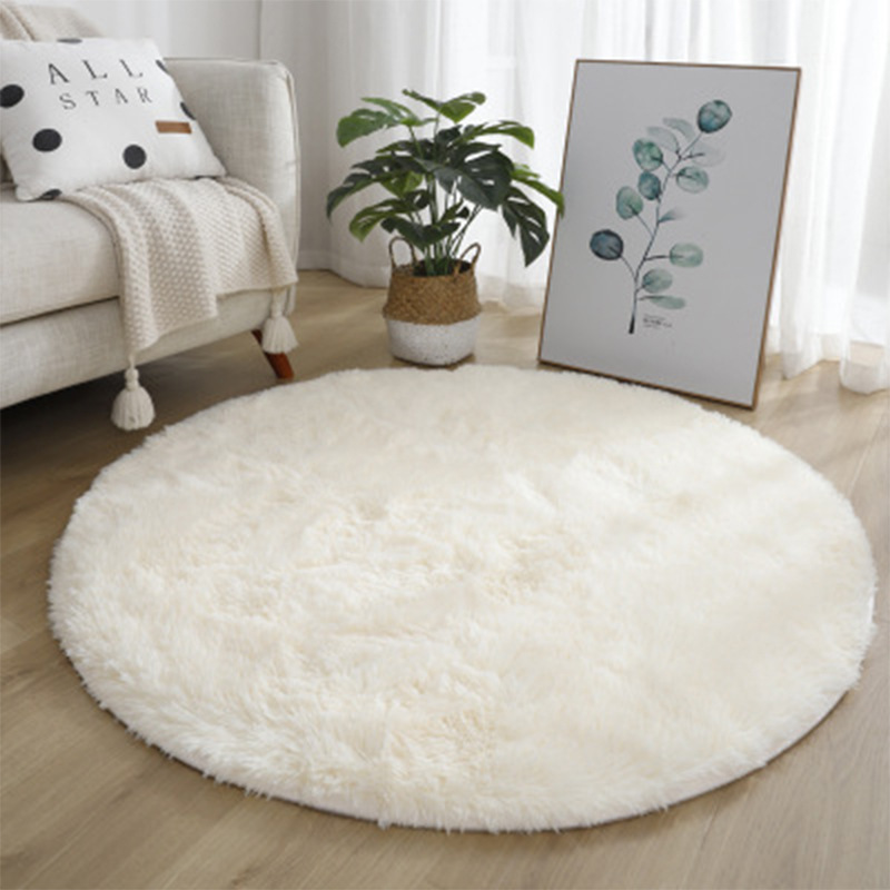 Super Soft Fluffy Round Rug Pl - Baby Nursery Mat incelemesi ve fiyatı