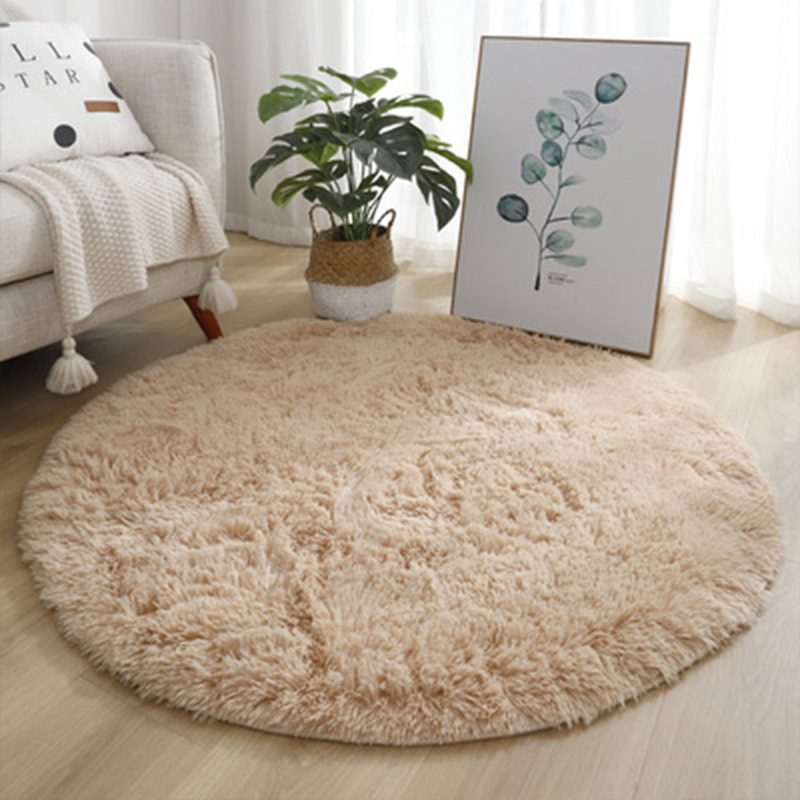 Super Soft Fluffy Round Rug Pl - Baby Nursery Mat incelemesi ve fiyatı