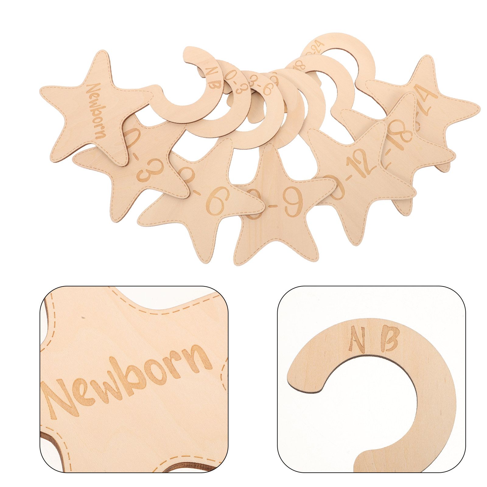 7Pcs Baby Wardrobe Wooden Divi - Baby Nursery Wardrobe incelemesi ve fiyatı