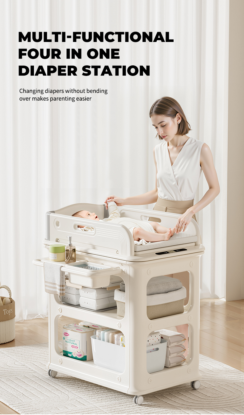Modern Portable Baby Diaper Ch - Baby Nursery Dresser Changing Table incelemesi ve fiyatı