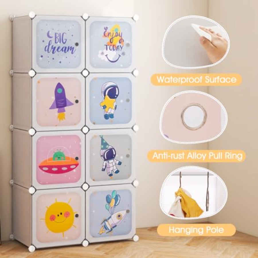Wardrobe Kid Closet Portable B - Baby Nursery Wardrobe incelemesi ve fiyatı