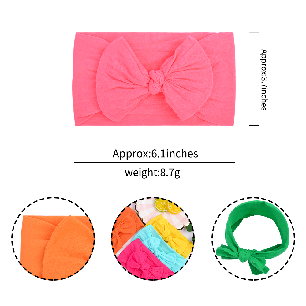 10/20pcs 6.1'' Nylon Soft Knit - Baby Wrap Stretchy incelemesi ve fiyatı