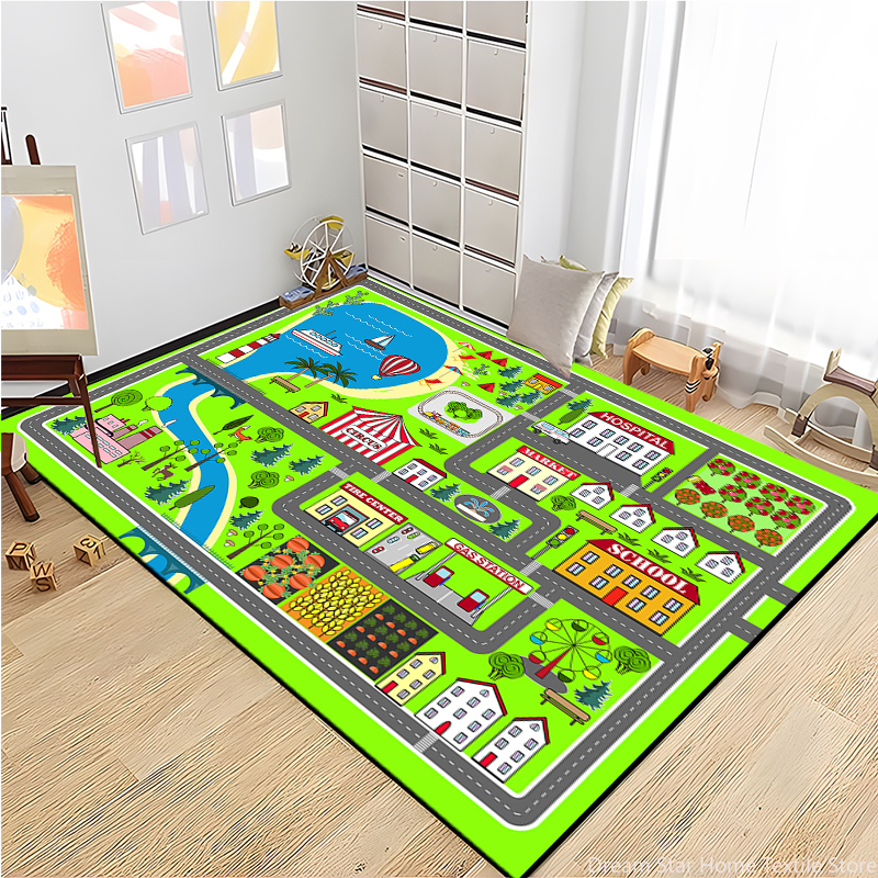 Kids Road Traffic Carpet Carto - Baby Nursery Mat incelemesi ve fiyatı