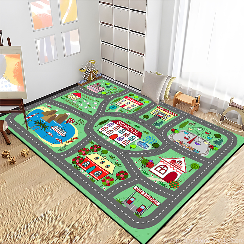 Kids Road Traffic Carpet Carto - Baby Nursery Mat incelemesi ve fiyatı