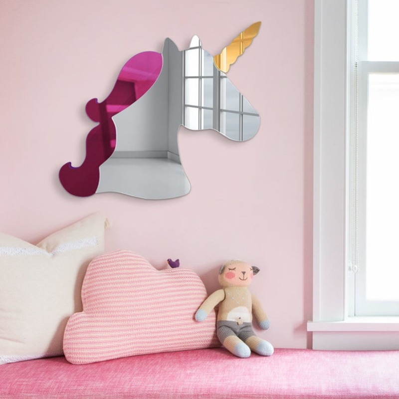 3D Acrylic Unicorn Wall Art Mi - Baby Nursery Themes Girl incelemesi ve fiyatı