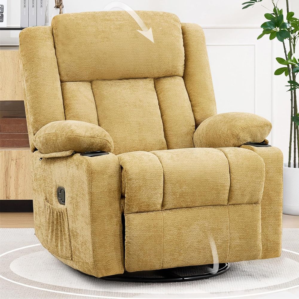 360° Swivel Rocker Recliner Ch - Rocking Chair Nursery incelemesi ve fiyatı