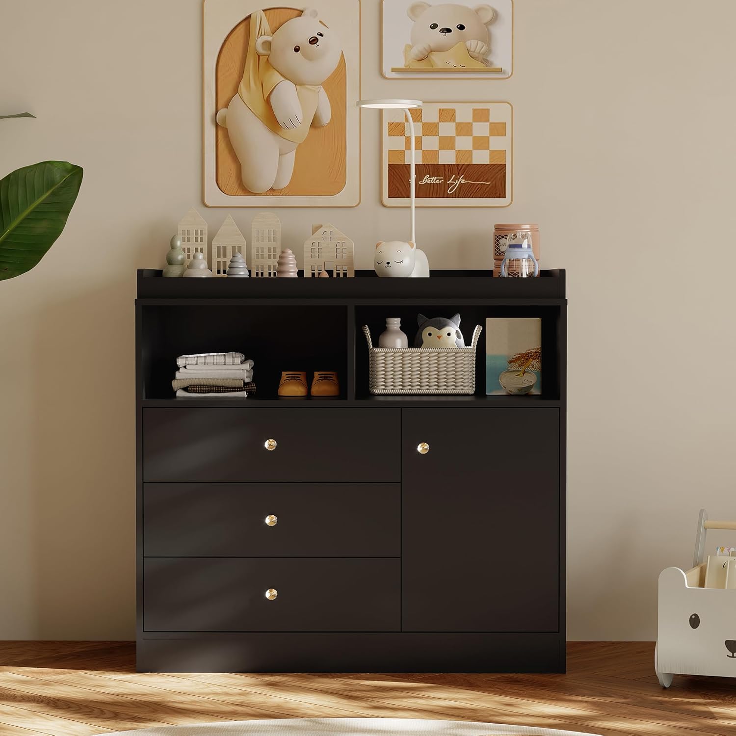 Nursery Dresser with Changing  - Baby Nursery Dresser Changing Table incelemesi ve fiyatı