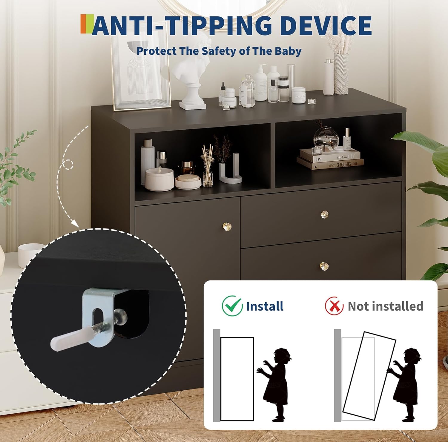 Nursery Dresser with Changing  - Baby Nursery Dresser Changing Table incelemesi ve fiyatı