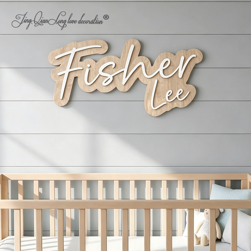 Large Custom Name Sign, Nurser - Baby Nursery Name Sign incelemesi ve fiyatı