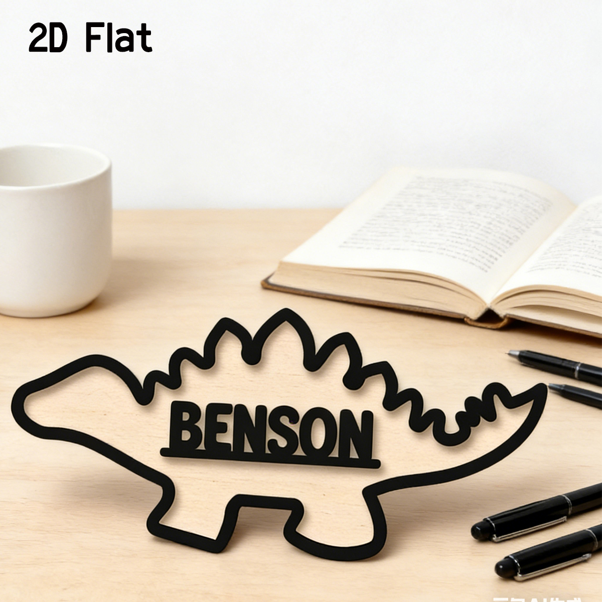 1Pc Cutom Dinosaur Wooden Acry - Baby Nursery Decorations incelemesi ve fiyatı