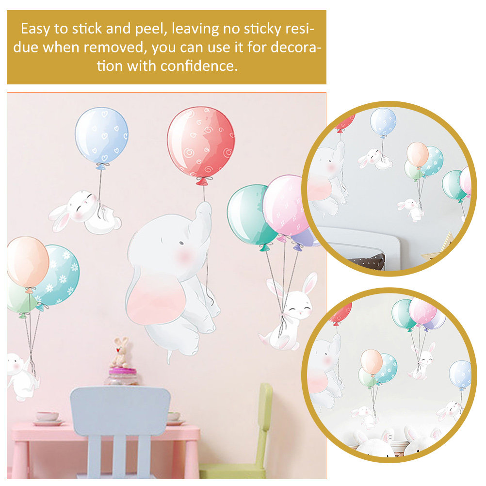 Elephant Wall Decals 30x90cm C - Wall Decal Nursery incelemesi ve fiyatı