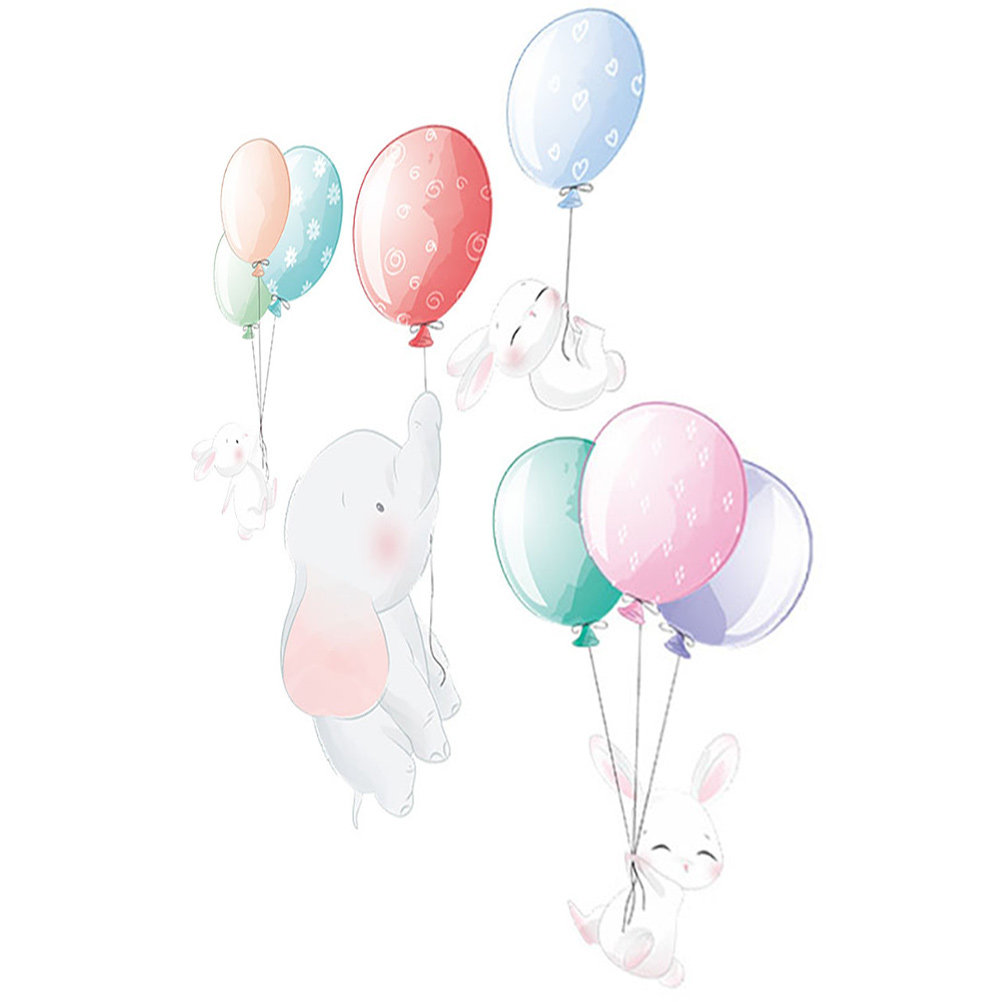 Elephant Wall Decals 30x90cm C - Wall Decal Nursery incelemesi ve fiyatı